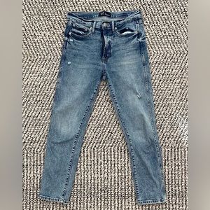 GAP High Rise Distressed Vintage Slim Jeans with Washwell